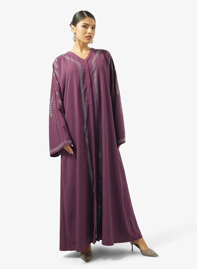 Khizana  Embellished Abaya With Sheila for Women | Best Price UAE